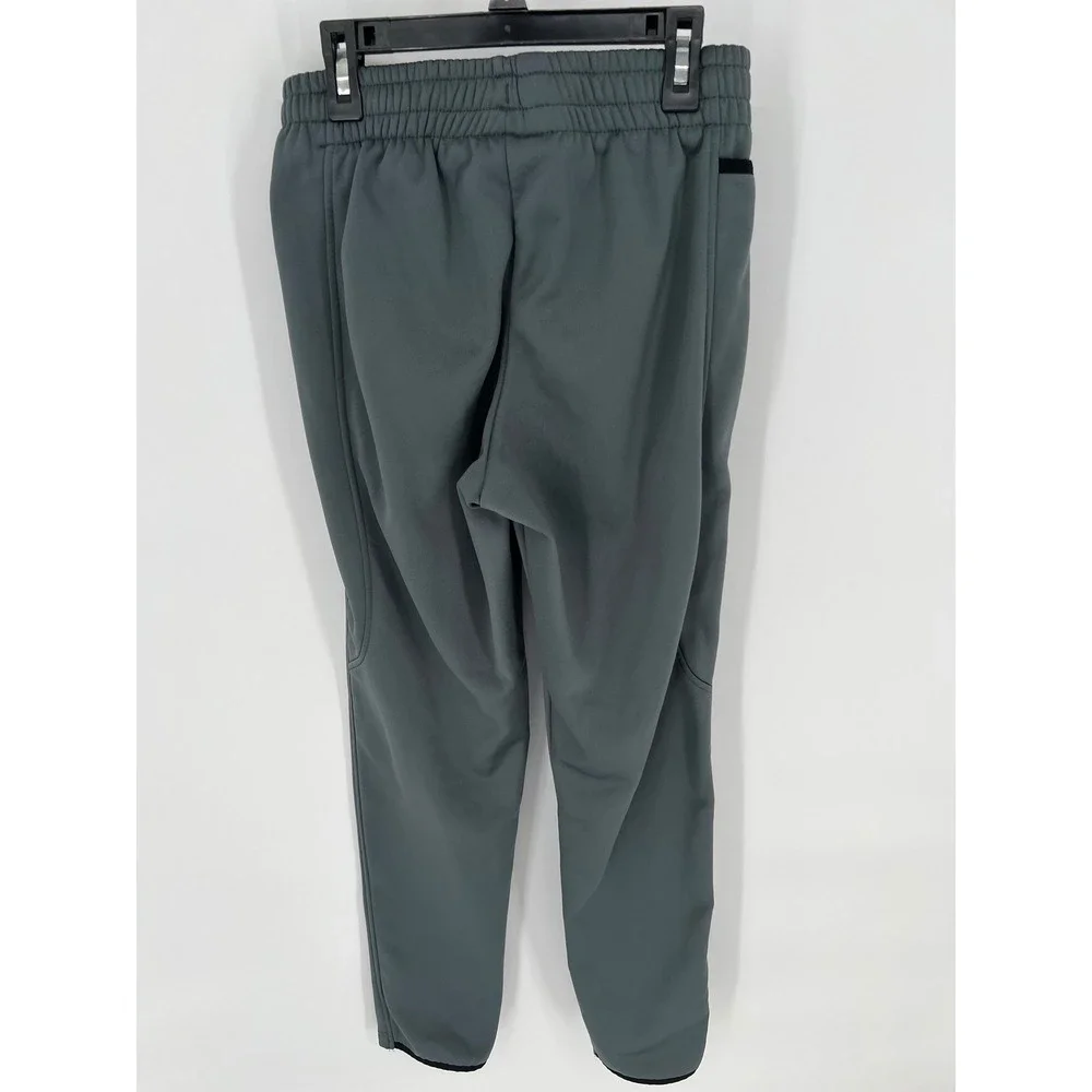 UNDER ARMOUR Joggers Men Small Gray Loose Fit Fleece Lined Athletic Pants Pocket